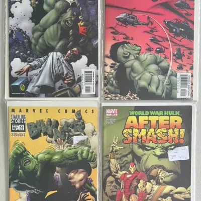 
Marvel Comics Group Banner Short Stories 1-3 And After Smash 2001