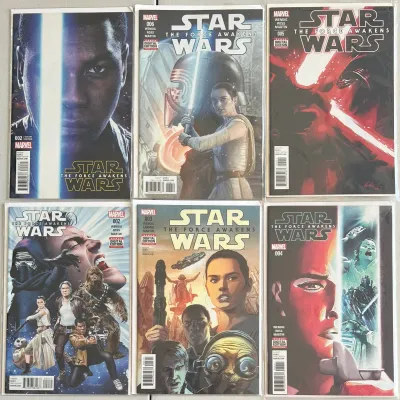
(6) 2016 And 2017 Marvel Comics Star Wars The Force Awakens