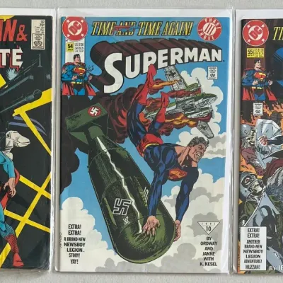 
DC Comics Superman - Time And Time Again 1991 54 And 55, Superman And Vigilante 92 1986