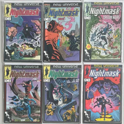 Marvel Comics Group New Universe Nightmask 1986 1-6