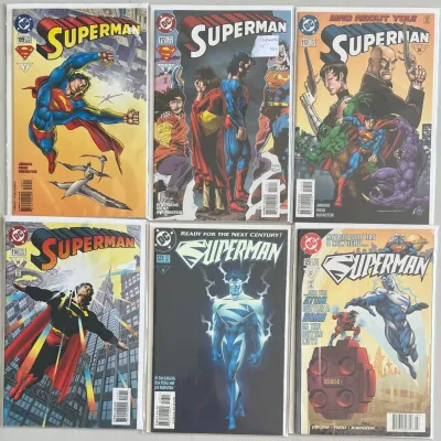 DC Comics Superman 1996 And 1997 109, 112-114, 123, And 125