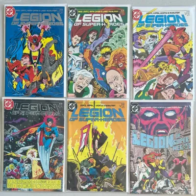 
DC Comics Legion Of Super-heroes 1984 And 1985 1-3, 5, 8, And 12