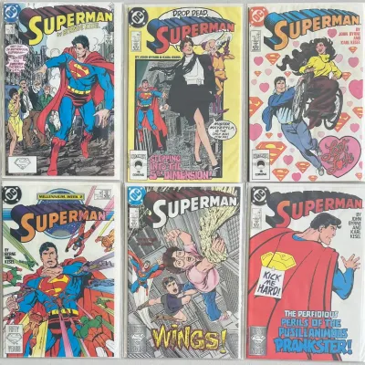 
Dc Comics Superman 1987 And 1988 10-13, 15, And 16