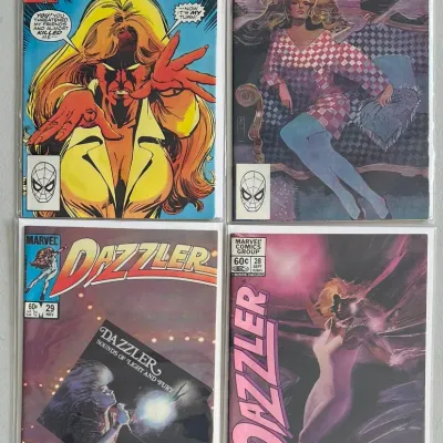 Marvel Comics Group Dazzler 1981 8, 1983 27, 28, And 29