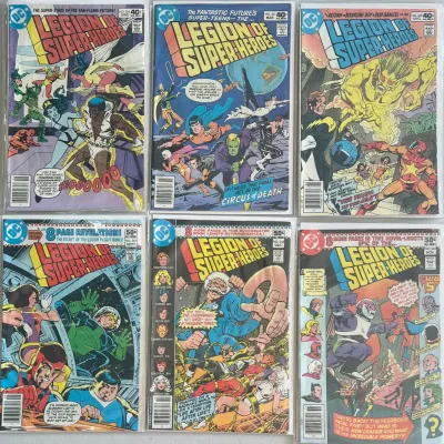 
(6) DC Comics Legion Of Super-heroes 1980 261, 264, 266-269