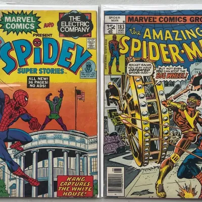 Marvel Comics Group 1977 And 1978 The Amazing Spider-man And Spidey Super Stories 30 And 183