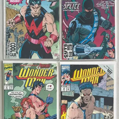 Marvel Comics Group 1991 And 1992 Wonderman 1, 2, 4, And 16