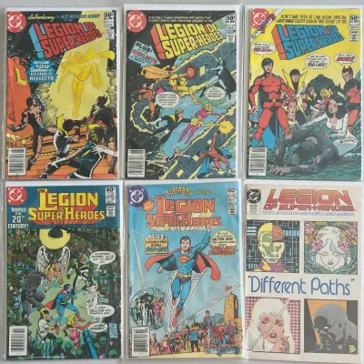 DC Comics Legion Of Super-heroes 1981 277-281, 1988 55