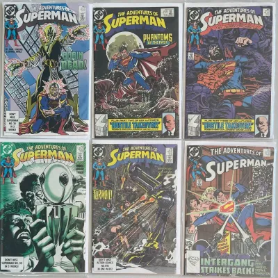 DC Comics The Adventures Of Superman 1989 452-457