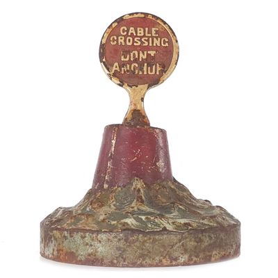 Sale Photo Thumbnail #426: Hubley Elusive Cable Crossing Buoy Cast Iron