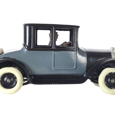Sale Photo Thumbnail #581: Arcade Gray & Black Dodge Coupe Cast Iron Car