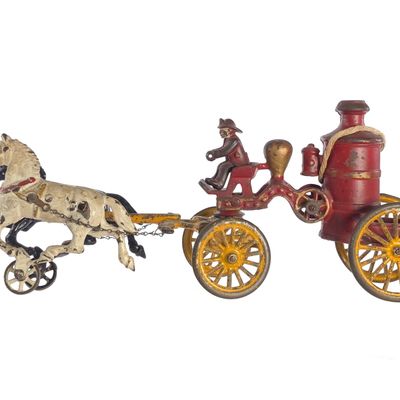 Sale Photo Thumbnail #465: Dent Toys Horse-Drawn Fire Pumper