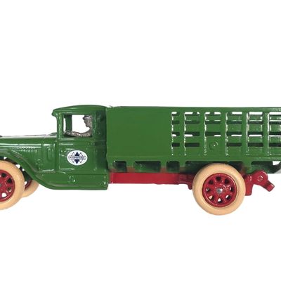 Sale Photo Thumbnail #451: Arcade Cast Iron Green Stake Truck