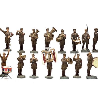 Sale Photo Thumbnail #235: (17) Elastolin German NSDAP Sturmabteilung Military Band