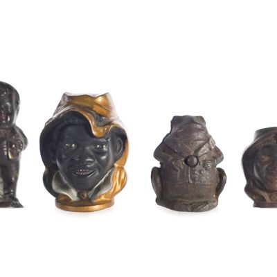 Sale Photo Thumbnail #515: (4) Cast Iron Figural Banks Williams & Other