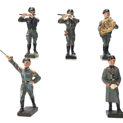 Sale Photo Thumbnail #252: (5) Lineol Italian Royal Army Military Band & Officer
