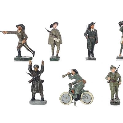 Sale Photo Thumbnail #368: (7) CC Milano Italian Royal Army Bersaglieri & Infantry