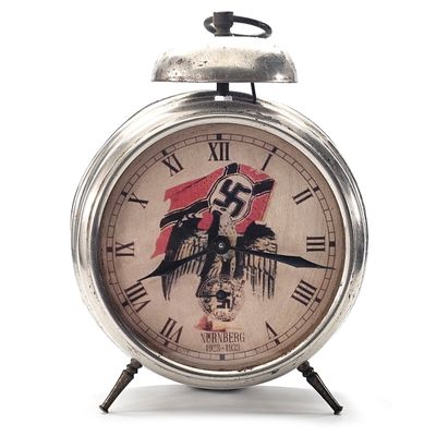Sale Photo Thumbnail #22: German SA Brownshirts Commemorative Alarm Clock Nurnberg 1923-1933