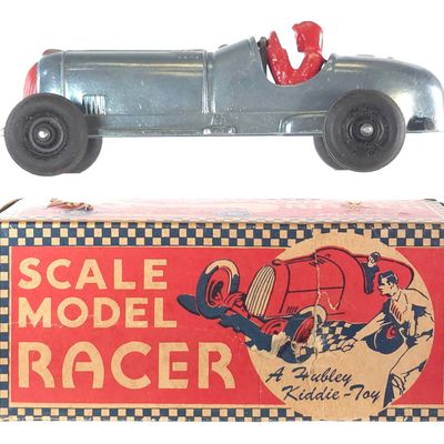 Sale Photo Thumbnail #612: Hubley Toys Scale Model Racer with Box