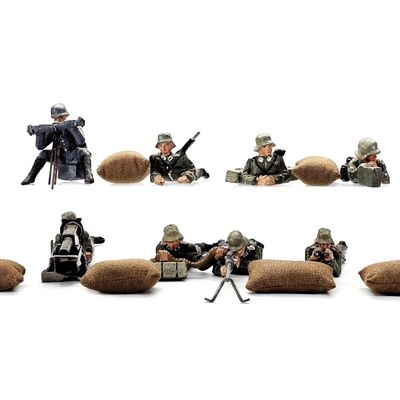 Sale Photo Thumbnail #143: (8) Lineol German Heavy Weapons Crew & Accessories