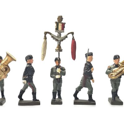 Sale Photo Thumbnail #255: (5) Lineol Italian Royal Army Military Band & Infantry