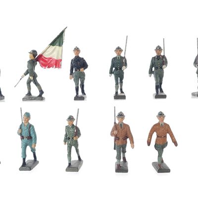 Sale Photo Thumbnail #338: (12) Lineol Italian Royal Army Infantry & Alpine Troops