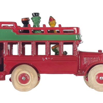 Sale Photo Thumbnail #425: Kenton Red Double Decker Bus Cast Iron