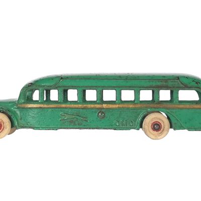 Sale Photo Thumbnail #424: Arcade Greyhound Lines Bus Cast Iron