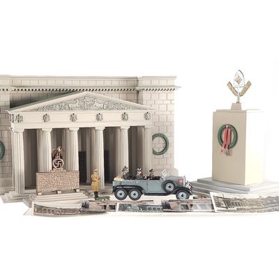 Sale Photo Thumbnail #307: Hasegawa/K&C/Elastolin German Monuments & Command Car Group
