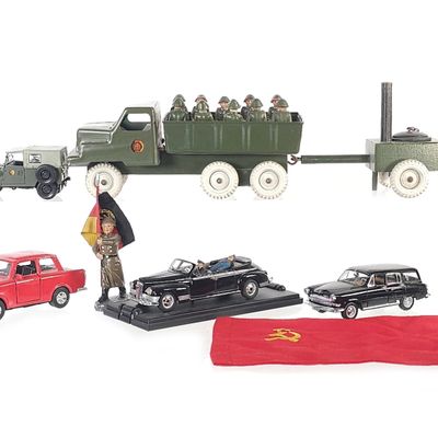 Sale Photo Thumbnail #372: (5) Lineol & La Mini Miniera East German Convoy