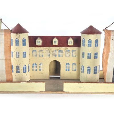 Sale Photo Thumbnail #292: Elastolin Imperial German Barracks & Fortification Toy Diorama