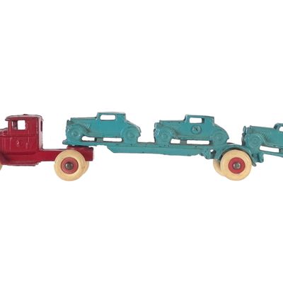 Sale Photo Thumbnail #399: Hubley Auto Hauler Cast Iron