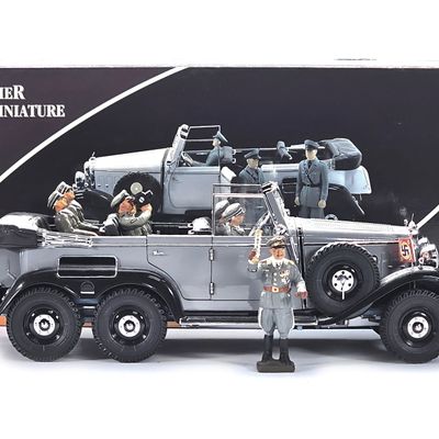Sale Photo Thumbnail #283: Premier Miniature Mercedes-Benz G4 Staff Car & Command Figures