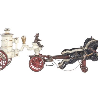 Sale Photo Thumbnail #462: 1910 Dent Horse-Drawn Fire Pumper