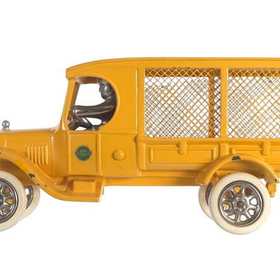 Sale Photo Thumbnail #390: Motorcade Toys Yellow Truck Cast Iron