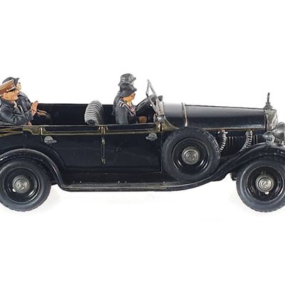 Sale Photo Thumbnail #312: Tippco. Mercedes Fuehrerwagen with Hitler Personality Figure