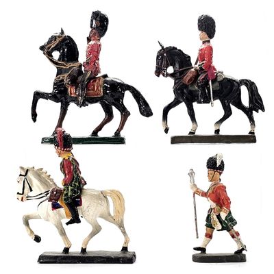 Sale Photo Thumbnail #125: (4) Elastolin/Lineol/Durso Gordon Highlanders &  British Life Guards