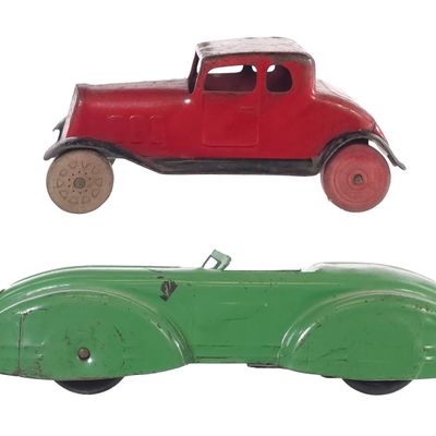 Sale Photo Thumbnail #616: (2) Steel Cars by Wyandotte