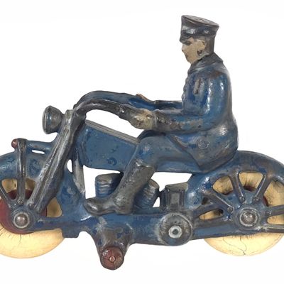 Sale Photo Thumbnail #407: Largest A.C. Williams Motorcycle Cop