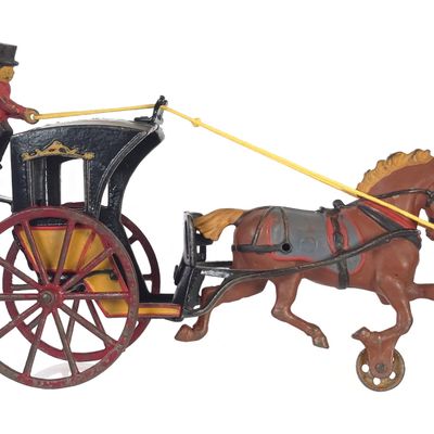 Sale Photo Thumbnail #602: Pratt & Letchworth Hansom Cab Cast Iron