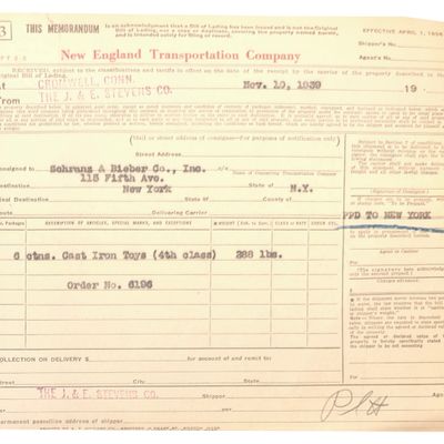 Sale Photo Thumbnail #620: J.E. Stevens Factory Find #1 Thick Folders of Paperwork