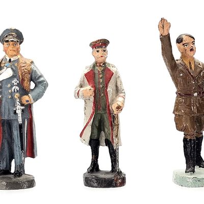 Sale Photo Thumbnail #114: (3) Elastolin WWII German Military Goering/Hindenburg/Hitler Personalities