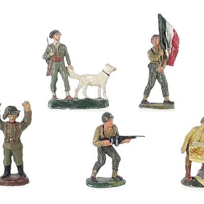 Sale Photo Thumbnail #369: (5) Rovello Italian Royal Army Infantry & Specialized Units