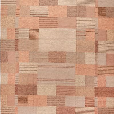 Mid-Century Modern Swedish-Style Kilim - 14 ft x 9 ft 10 in (4.27 m x 3 m)