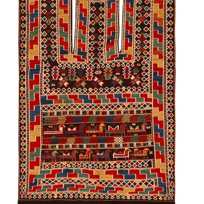 No Reserve - Antique Caucasian Soumak Horse Cover, late 19th century - 5 ft 8 in x 3 ft 3 in (1.72 m