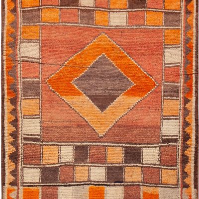 No Reserve - Vintage Gabbeh Rug, Southwest Persia - 5 ft 8 in x 4 ft 1 in (1.73 m x 1.24 m)