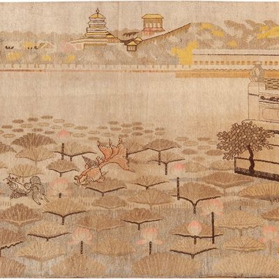 No Reserve - Antique Khotan Rug, East Turkestan, circa 1900 - 8 ft 8 in x 5 ft 7 in (2.64 m x 1.7 m)