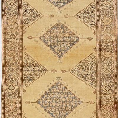 Antique Malayer Gallery Carpet, Western Persia, circa 1900 - 11 ft 10 in x 5 ft 4 in (3.61 m x 1.63