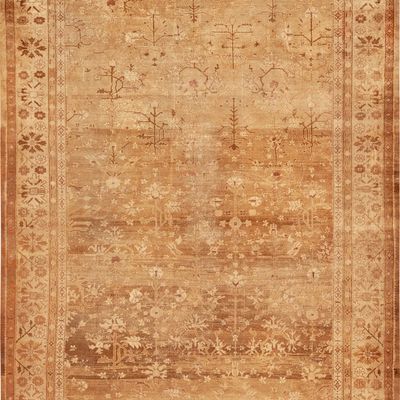No Reserve - Large Antique Amritsar Carpet, North India, circa 1900 - 17 ft x 11 ft (5.18 m x 3.35