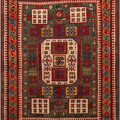 Important Antique Karachov Kazak Rug, South Caucasus, mid- to late 19th century - 7 ft 4 in x 5 ft 8